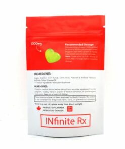Alternative view of INfinite Rx Shroom Infused Albino Penis Envy Edition Large Heart Gummies Edibles (4000mg)
